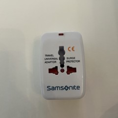 Samsonite Worldwide Travel Universal Power Adapter White Great Condition!