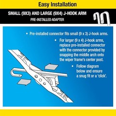 Rain-X RX30222 WeatherBeater 22&Prime; Windshield Wiper Blade – Single Pack