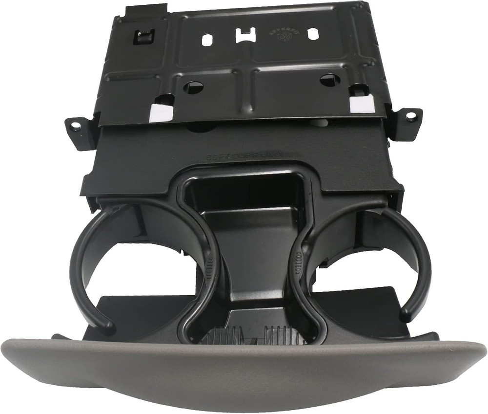 in Dash Cup Holder Insert w/Ashtray Gray Compatible with Ford 1999-2004,