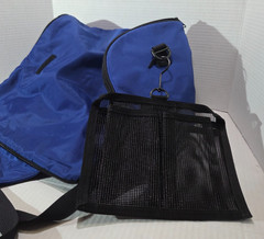LL Bean Traveler Personal Organizer LLBFM46, Blue with Black Straps, 100% Nylon