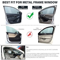 Magnetic Car Side Window Sun Shade Car Window Small Fit SUVs like Highlander