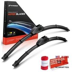 24&Prime; + 18&Prime; Windshield Wiper Blades Compatible with Kia Optima 2007-2015,