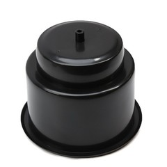 Red Hound Auto 2 Cup Holders Plastic Pocket 4-1/8&Prime; x 3-1/2&Prime; x 3-1/2&Prime;, Black