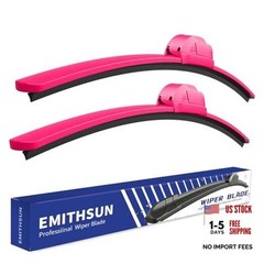 OEM QUALITY 24&Prime; + 19&Prime; Premium All-Seasons Durable Stable And Quiet Rose Red