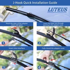 AllSeason Wiper Blades Set for 20112021 Jeep Grand Cherokee & Dodge Durango