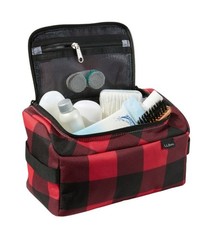 L.L. Bean Personal Organizer Toiletry Kit- Buffalo Plaid-New without tag