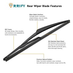 Rear Windshield Wiper Arm Blade Set 8L8Z17526-C for Ford Escape 2008-2012, fo…