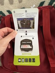 Genius Pack High Altitude Flight Bag Crossbody Red + Power Pack Medium 5000mAh