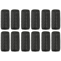 12 Pcs Silicone Bottle Covers for Travel, Black
