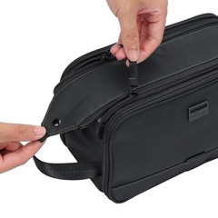 Travel Toiletry Bag for Men, Medium Water-Resistant Double-Sided Full-Open Do…