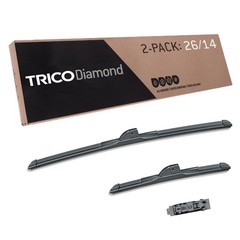 TRICO Diamond 26&Prime; + 14&Prime; Super Premium Automotive Replacement Windshield Wiper