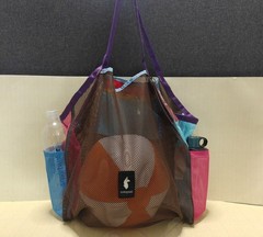 US STOCK & SHIP Cotopaxi Arenilla Mesh Del Dia Tote (BROWN) CTA