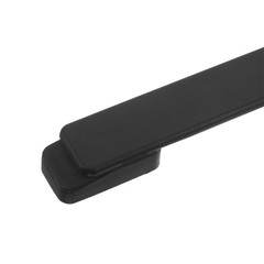 2Pcs Lightweight Black Plastic Luggage Handle Grips Durable Suitcase Accessories