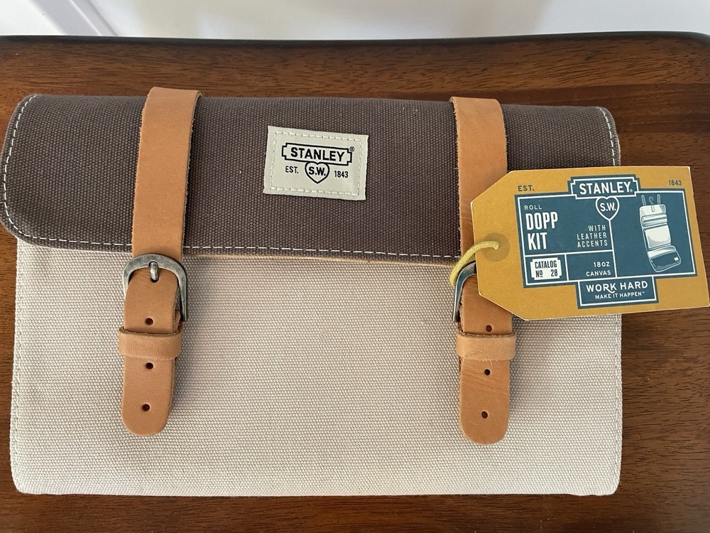 Stanley Roll Dopp Kit – Two Tone NWT – Hanging Toiletry Bag