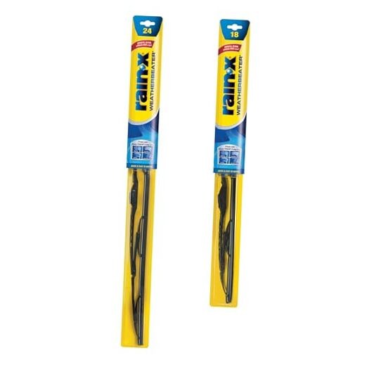 820148 WeatherBeater Wiper Blades Windshield Wipers, 24&Prime; and 18&Prime; Pack of 2