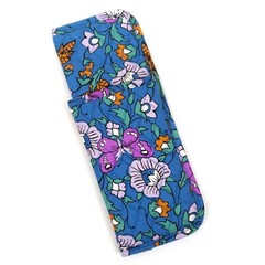 ❤️ vera bradley Wild Prairie Curling and Flat Iron Cover Floral Blue