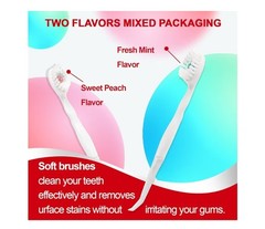 Mixed Flavors, 24 Disposable Toothbrushes – No Water – Kit, Great For Camping…