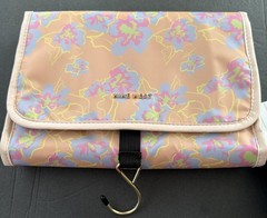 Nine West Floral Hanging Travel Organizer Makeup Jewelry Tropical Print NWT