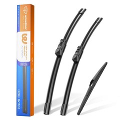 26&Prime;+16&Prime; Windshield Wiper Blades with 12&Prime; Rear Wiper Replacement for Lexus NX2…