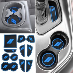 Auovo 11pcs Anti-dust Mats for Challenger Accessories 2015-2023 Custom Blue