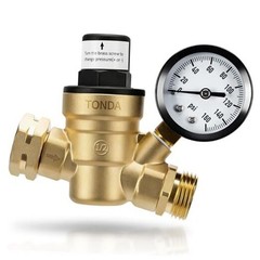 RV Water Pressure Regulator, Brass Lead-Free Adjustable Pressure Regulator