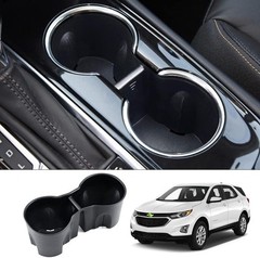 Autorder Cup Holder Inserts for Chevy Equinox 2018-2024, Black