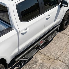 Two Stairs Running Board for / 1500 2500HD 3500HD Crew Cab, Heavy Duty