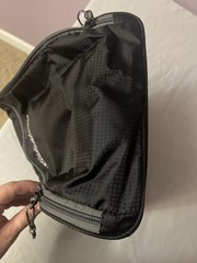 Eddie Bauer Travex Hanging Kit Toiletry Bag Travel Organizer w/ Hook, Black