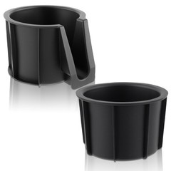 GoaMotors 2pcs Center Console Cup Holder 66991-35030&66992-35030, Black