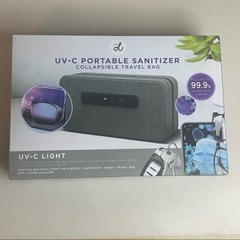NIB Vie Oli UV-C Portable Sanitizer Collapsible Travel Bag