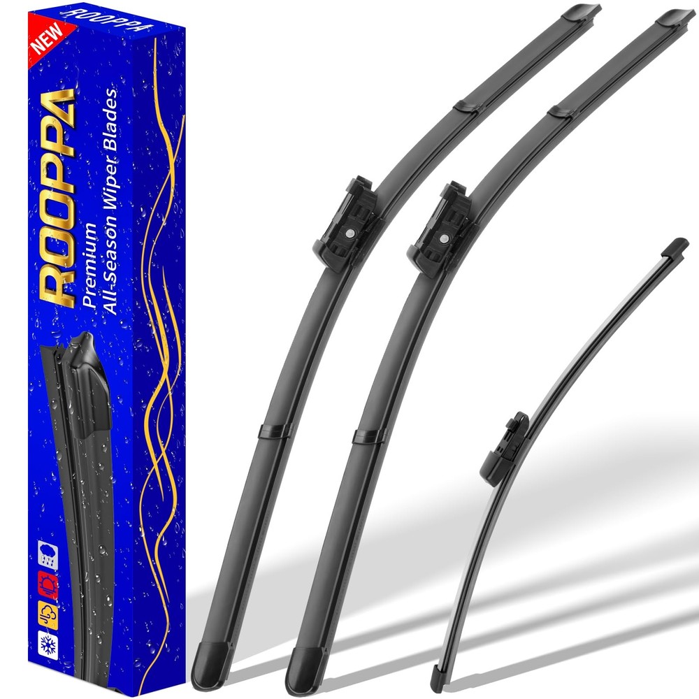 3 Wipers Fits Volkswagen VW Atlas 2018-2024 Wiper Blades
