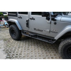 20578 Aluminium Alloy Running Boards Side Steps Fit Jeep Wrangler JK 4 Doors
