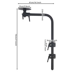 360° Adjustable Swivel Rv Table Leg For Camper Van Travel Trailer Boat 30kg Load