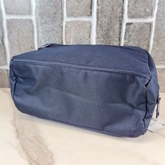 Pan Am Toiletry Bag Travel Dopp Kit Navy Zip Pouch Front & Rear Pockets