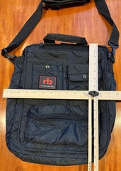 No Boundaries BLACK CROSSBODY/MESSENGER BAG LOTS OF POCKETS