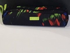 TUMI St Jude Children&rsquo;s Hospital LUMINOUS GREEN Zipper Accessory Pouch NEW RARE