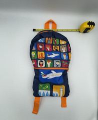 Emirates Kids Packable Backpack Airline Travel Bag Folds Into Pouch