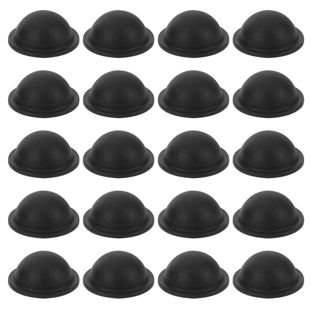 50Pcs Lightweight Plastic Suitcase Feet Pads Black PP Travel Luggage Support
