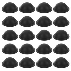 50Pcs Lightweight Plastic Suitcase Feet Pads Black PP Travel Luggage Support