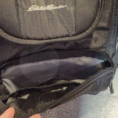 Eddie Bauer Travel Toiletry Bag Hanging Black Makeup New With Tags