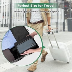 Travel Toiletry Bag – Small Toiletry Bag for Men Skincare Bag Doop Medium Black