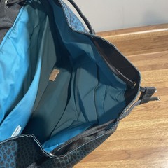 Travelon Anti-Theft Convertible Backpack Tote Shoulder Bag Blue Black New NWT