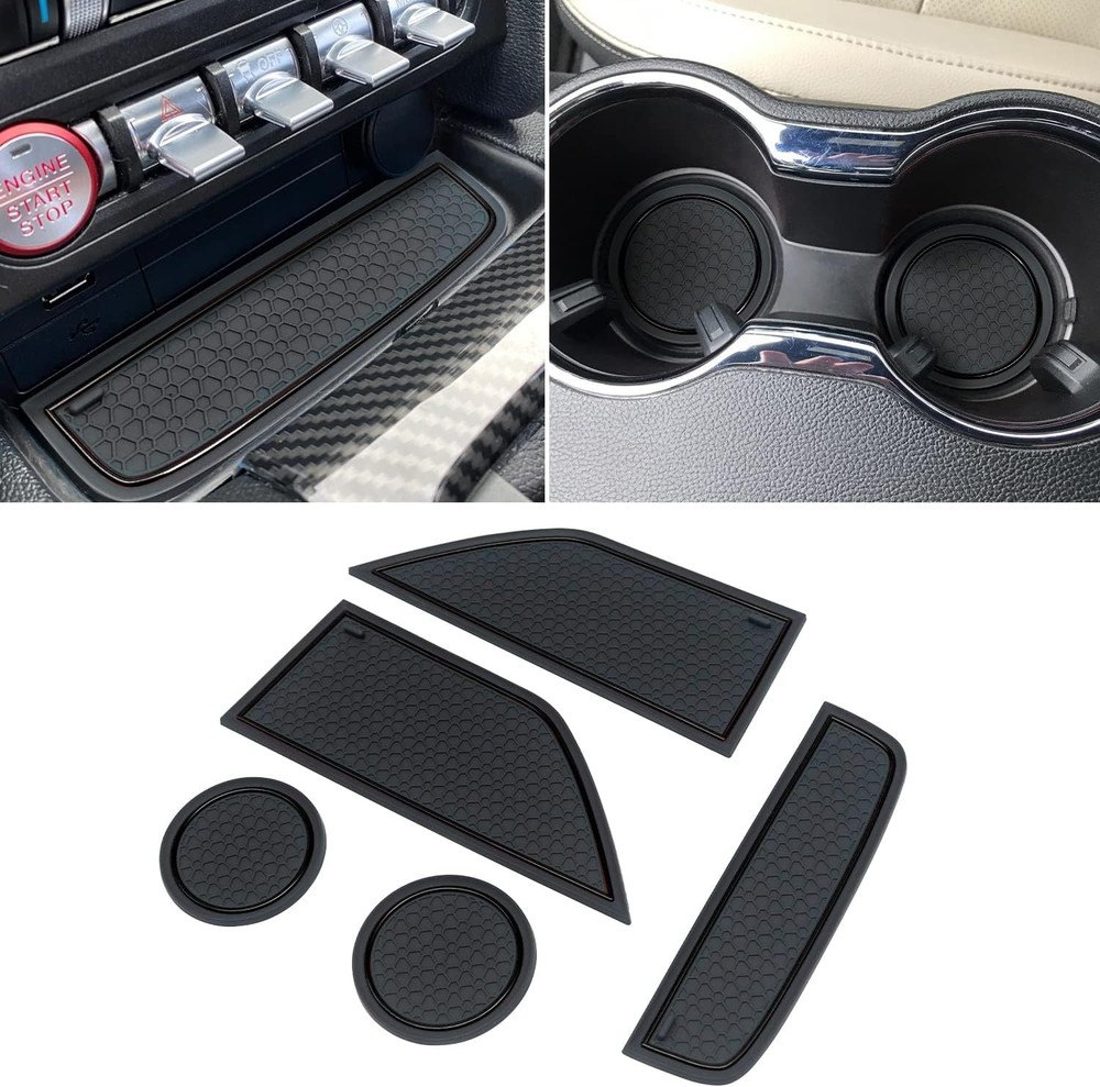 Fits for Ford Mustang Accessories 2015-2020 2021 2022 2023 Custom Cup black