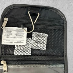 American Tourister Hanging Toiletry Bag Travel Organizer Cosmetic Case Black