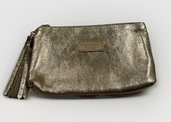 Moscardini Firenze Italy Genuine Leather wristlet clutch metallic small gift