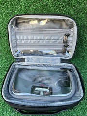 Tumi Alpha 3, Split Travel Bag 117255-1041 Black, 8.5”x 5”x 3”.
