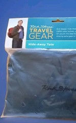 Rick Stevens Travel Gear Hideway Tote Bag Folding Grocery Laundry Carry On Green