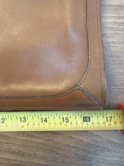 Vintage TWA First Flite Travel Case Leather Attache Briefcase Golden Brown