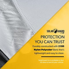 SolarGuard Go Interior Sunshade for Car Windshield – Reflective Car Small