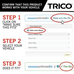 Trico Premium Beam Wiper Blades Driver Passenger Side All Weather Visibility